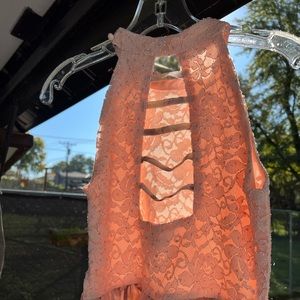 Speechless halter girl’s dress sleeveless fit-and-flare